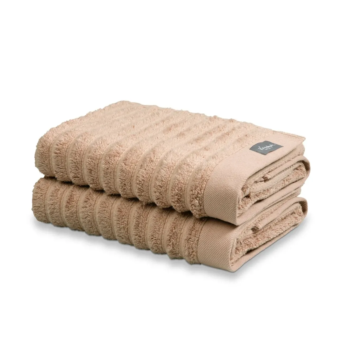 Bath & Living Vandyck Towel HOME Wave Praline-163