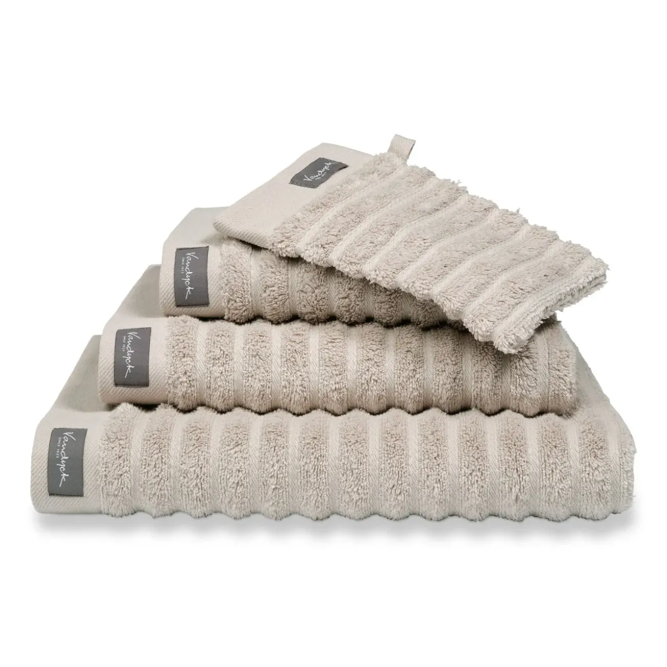 Bath & Living Vandyck Towel HOME Wave Stone-169
