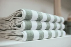 Bath & Living Vandyck Towel VERONA Stripes color Desert-034