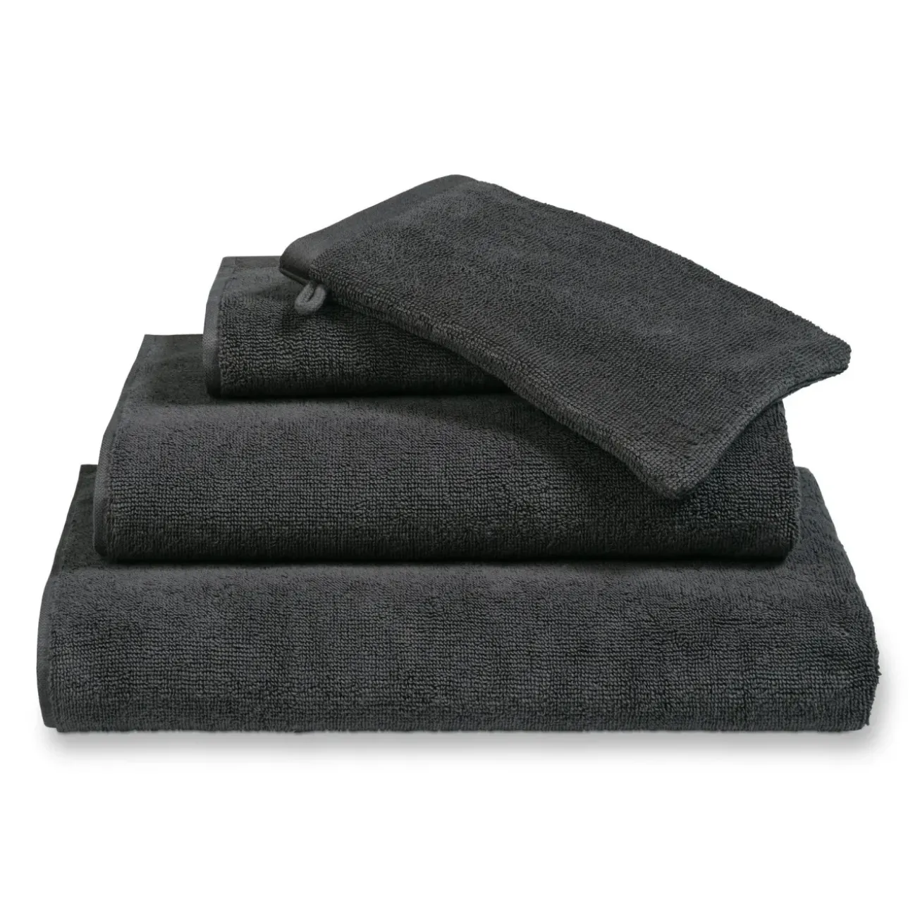 Bath & Living Vandyck Towel VERONA Uni color Off Black-198