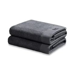 Bath & Living Vandyck Towel 60x110 cm HOME collection Uni Off Black (BAKC13202) set/3 pieces
