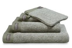 Bath & Living Vandyck Towel 60x110 cm HOME Mouliné Olive (BAKC18201) set/3 pieces