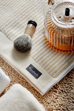Bath & Living Vandyck Towel 60x110 cm HOME Petit Ligne Bleached Sand (BAKC15101) set/3 pieces