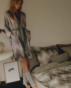 Bath & Living Vandyck Vandyck BELLA bathrobe Thyme
