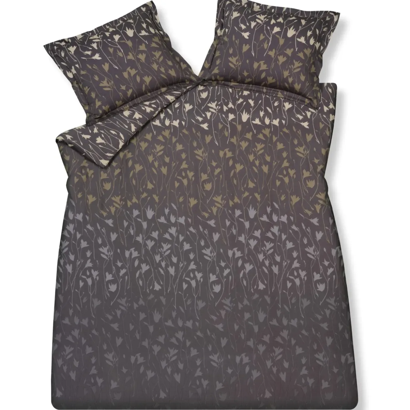Bath & Living Vandyck Vandyck CALM FLOWER duvet cover Off Black 240x220 cm