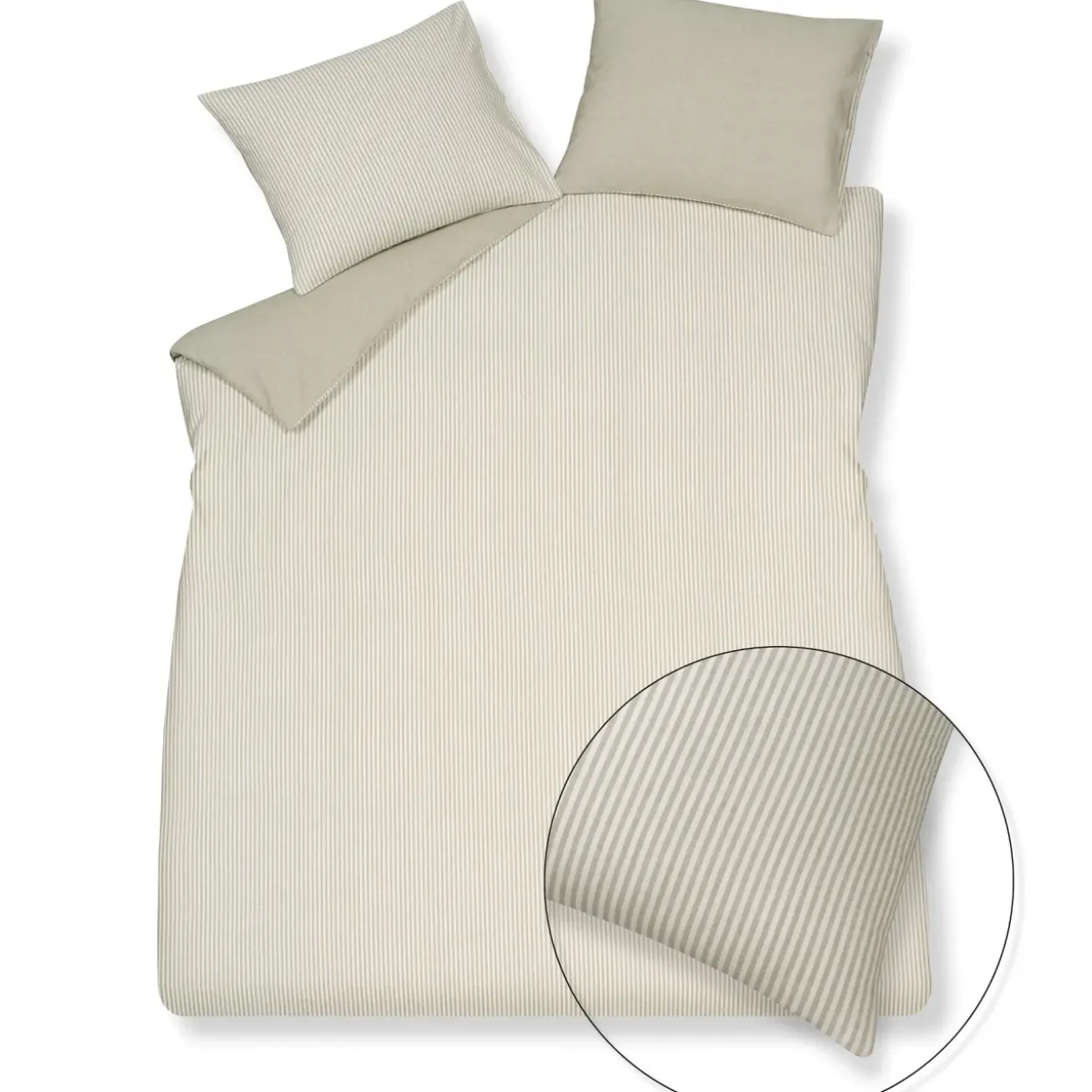 Bath & Living Vandyck Vandyck HOME Salerno duvet cover Sage Green 140x220 cm