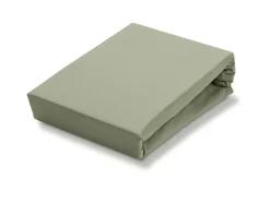 Bath & Living Vandyck Vandyck JERSEY SOFT split topper fitted sheet Light Olive