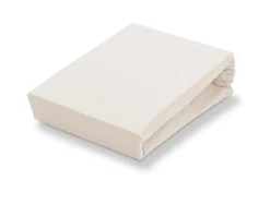 Bath & Living Vandyck Vandyck JERSEY SOFT split topper fitted sheet Natural