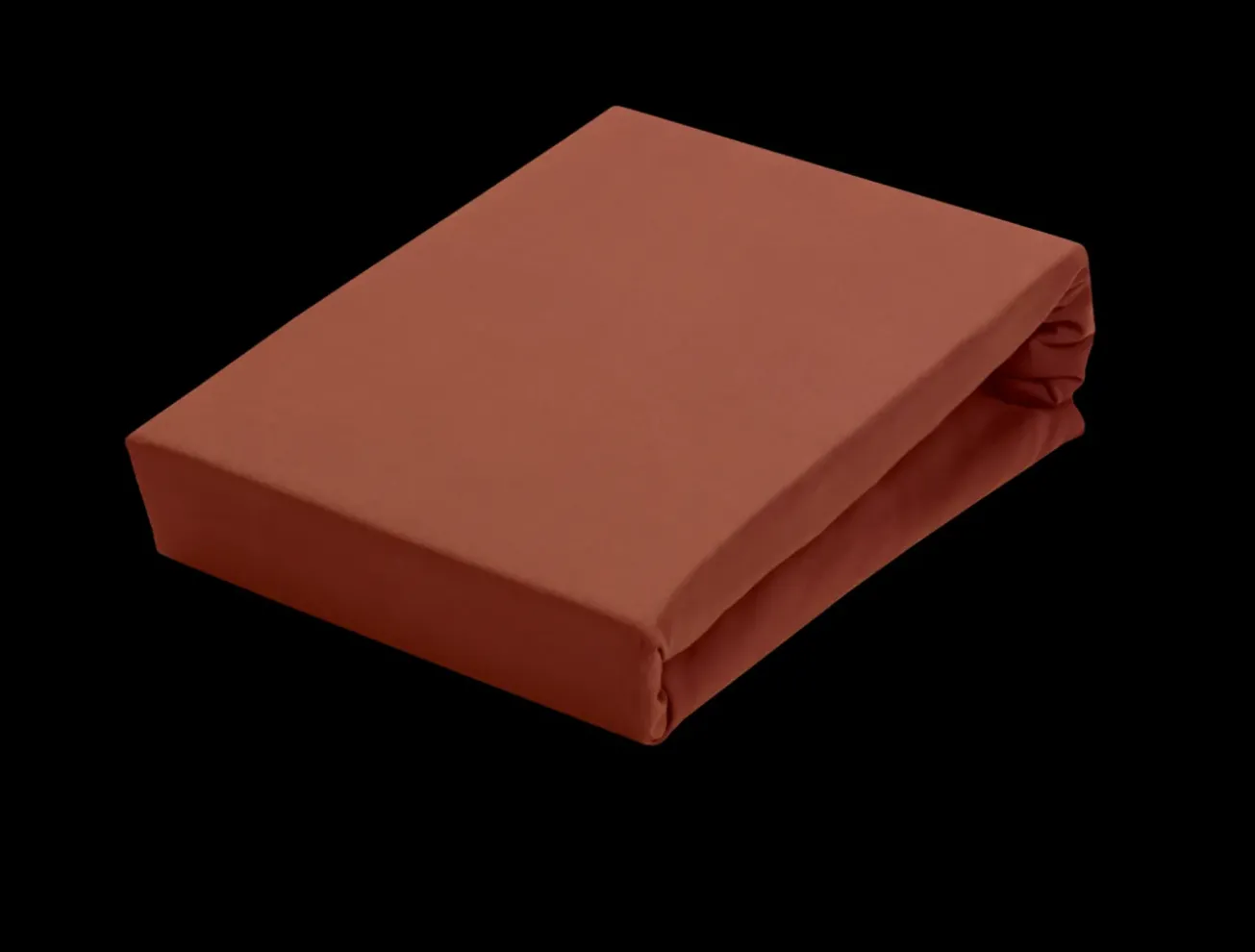 Bath & Living Vandyck Vandyck JERSEY SUPREME topper fitted sheet Rusty Brown