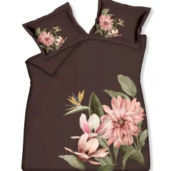Bath & Living Vandyck Vandyck PARADISE BLOOM duvet cover Dark Chocolate 240x220 cm