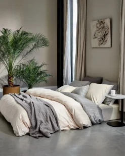 Bath & Living Vandyck Vandyck PURE 10 bedspread Steel Gray 260x260 cm