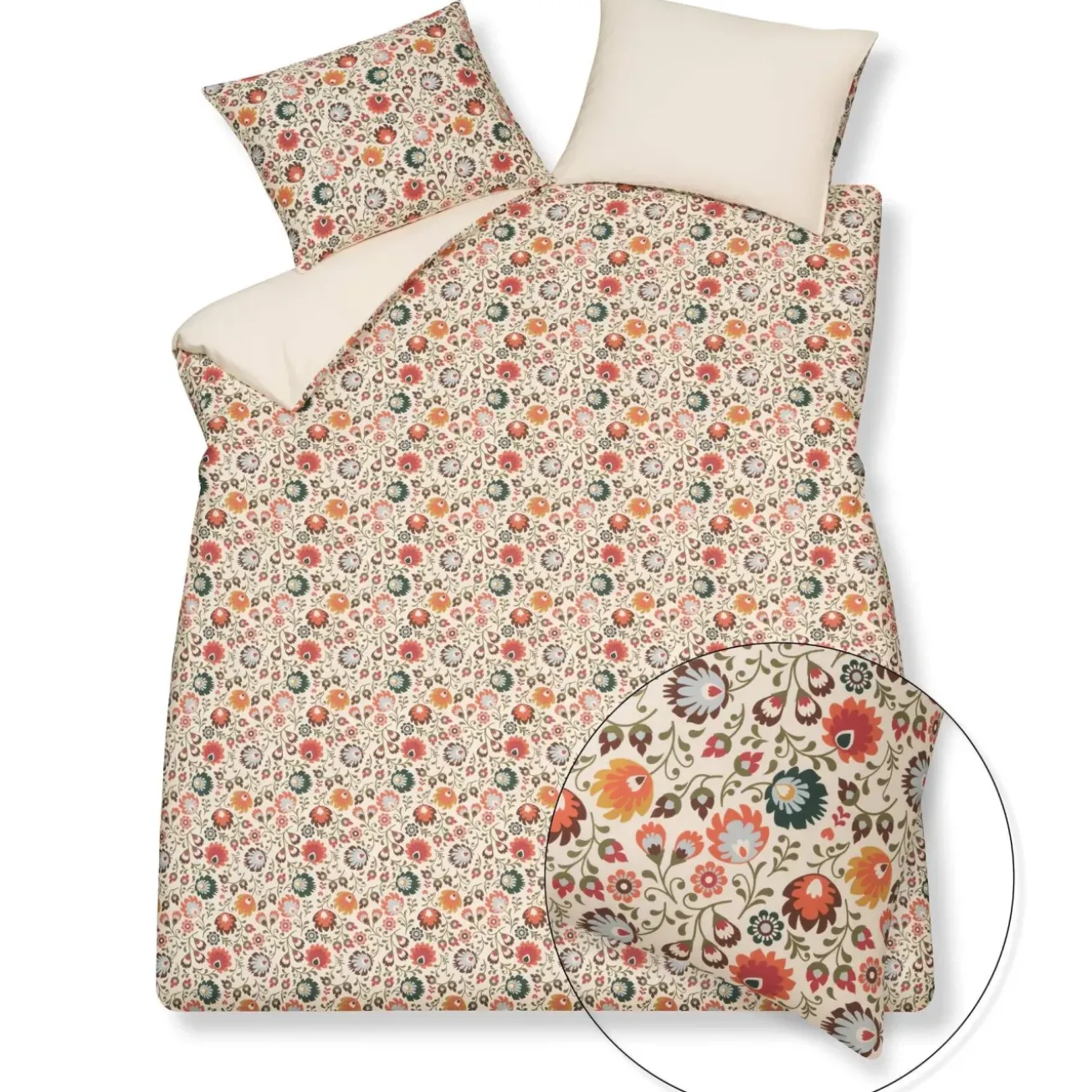 Bath & Living Vandyck Vandyck PURE 87 duvet cover Cream Tan 200x220 cm