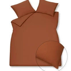 Bath & Living Vandyck Vandyck WASHED COTTON duvet cover Rusty Brown 140x220 cm