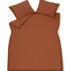 Bath & Living Vandyck Vandyck WASHED COTTON pillowcase Rusty Brown 60x70 cm