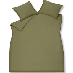 Bath & Living Vandyck Vandyck WASHED COTTON pillowcase Martini Olive 60x70 cm