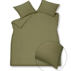 Bath & Living Vandyck Vandyck WASHED COTTON pillowcase Martini Olive 60x70 cm
