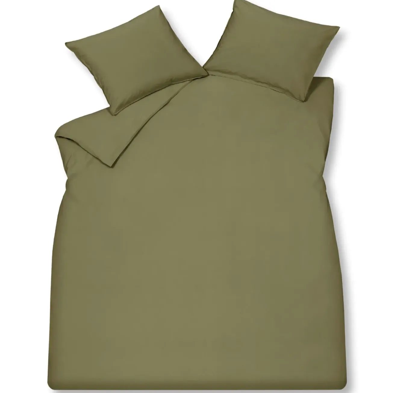 Bath & Living Vandyck Vandyck WASHED COTTON duvet cover Martini Olive 140x220 cm