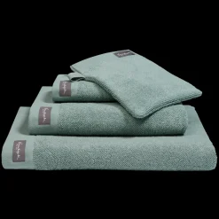 Bath & Living Vandyck Washcloth HOME collection Uni Pearl Blue (BAKC13202) set/6 pieces