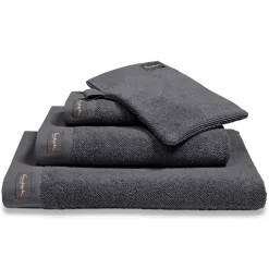 Bath & Living Vandyck Washcloth HOME collection Uni Off Black (BAKC13202) set/6 pieces