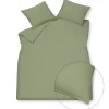 Kids Bath & Living Vandyck WASHED COTTON duvet cover 140x220 cm Smoke Green (cotton)