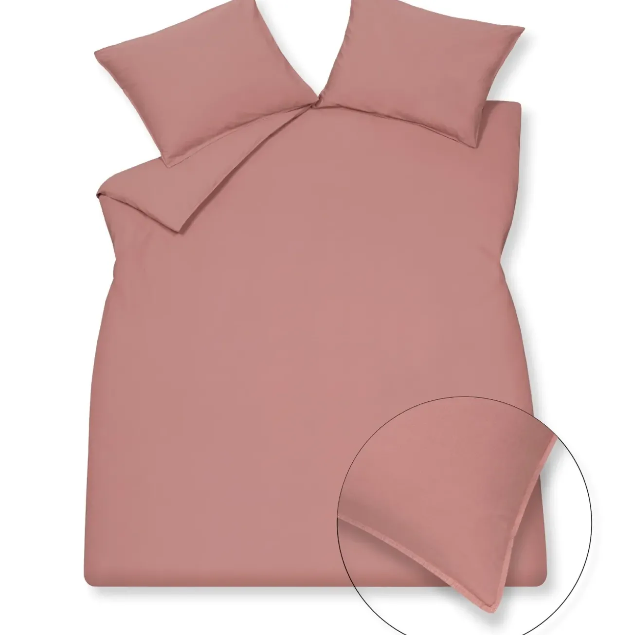 Bath & Living Vandyck WASHED COTTON duvet cover 140x220 cm, Ash Rose (cotton)