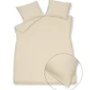 Bath & Living Vandyck WASHED COTTON duvet cover 140x220 cm Cream Tan (cotton) CLLA20201