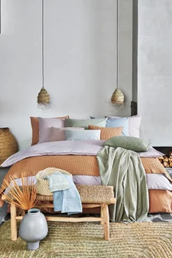 Bath & Living Vandyck WASHED COTTON duvet cover 240x220 cm Viola (cotton) CLLA20201
