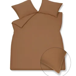 Kids Bath & Living Vandyck WASHED COTTON duvet cover 140x220 cm Cognac (cotton)
