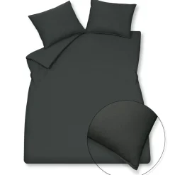 Bath & Living Vandyck WASHED COTTON duvet cover 200x220 cm, Off Black (cotton)