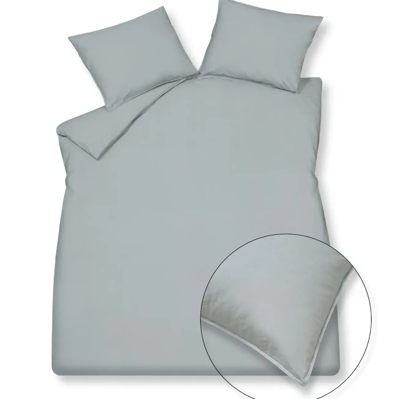 Bath & Living Vandyck WASHED COTTON pillowcase 60x70 cm Pearl Blue (cotton) CLLA20201