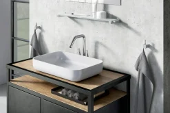 Bath & Living Zack CARVO towel hook 40483 (brushed stainless steel)