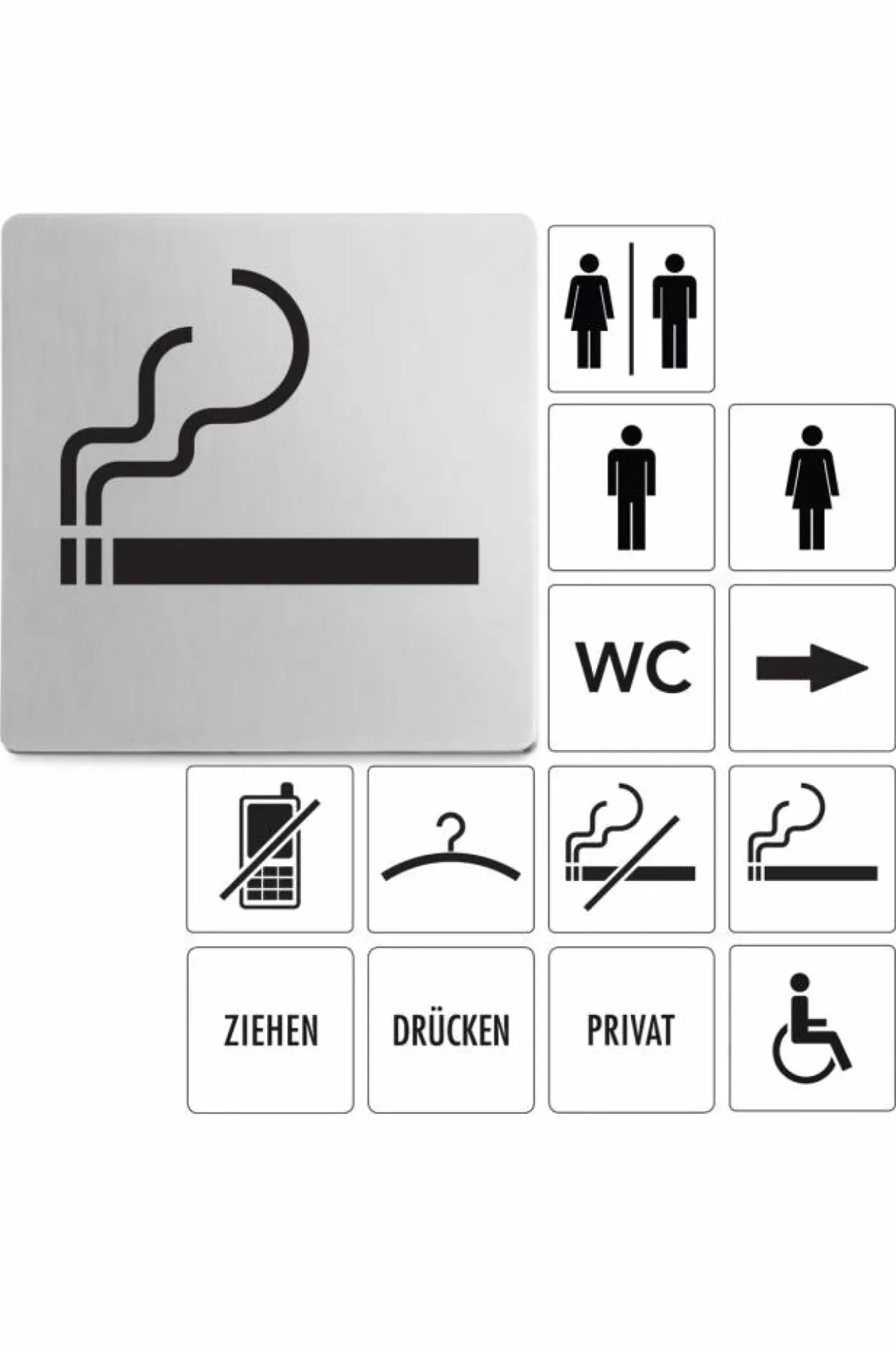 Bath & Living Zack INDICI smoking area pictogram 50720 (mat)